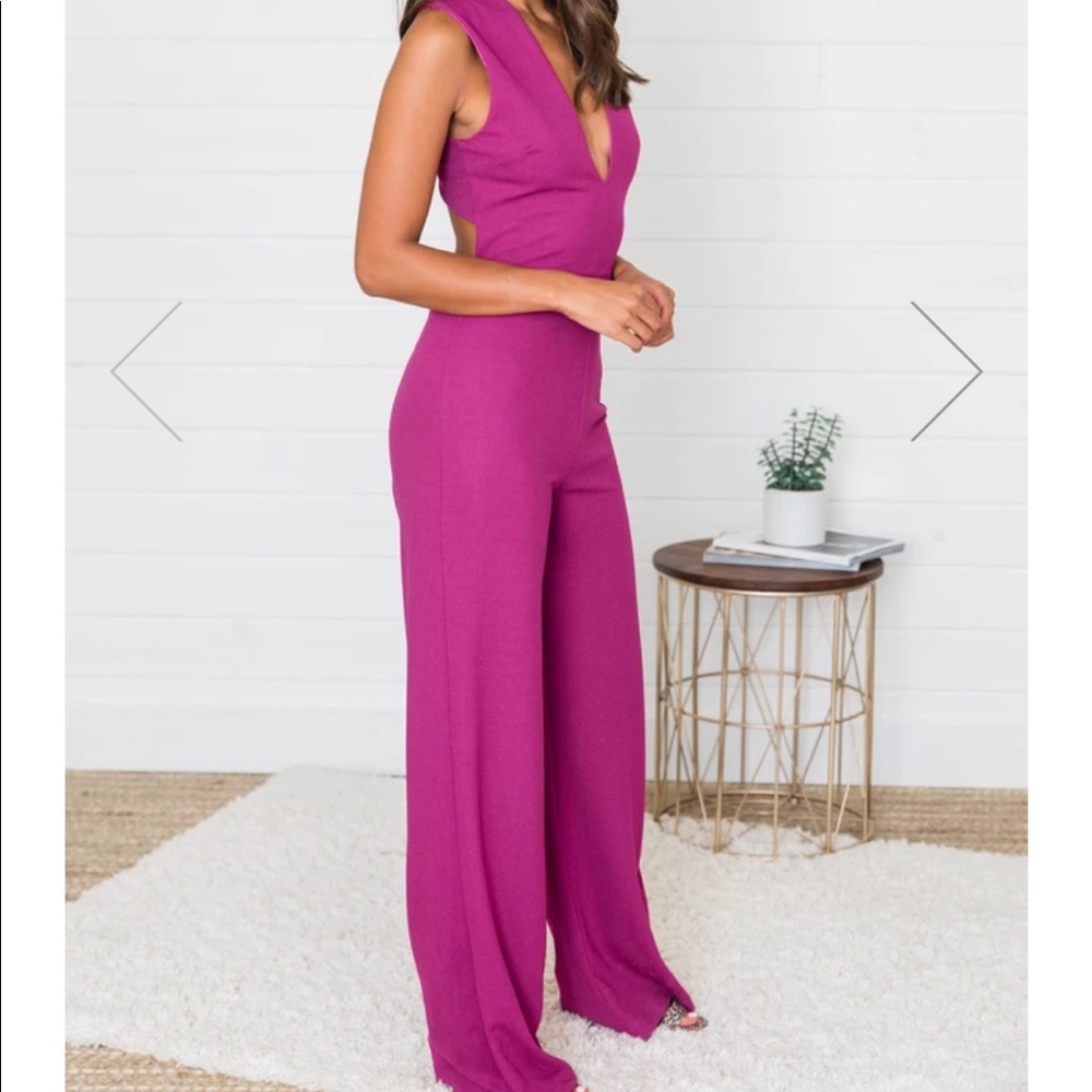 Pink jumpsuit